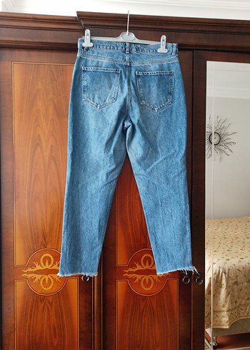 LC Waikiki Mavi Kadın Bol Kesim Kot Pantolon