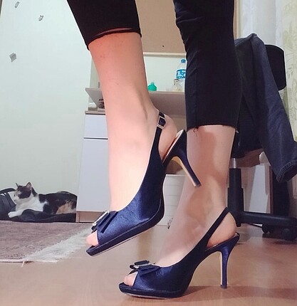 38 Beden topuklu ayakkabı 7cm