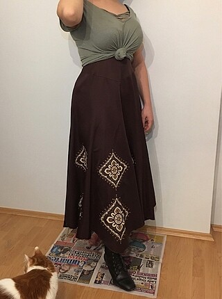 m Beden Vintage etek(SATILDI)