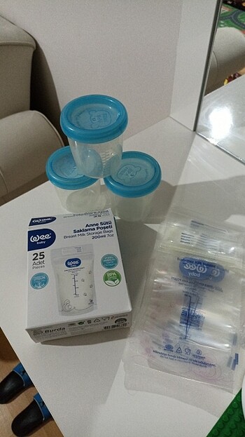 Anne sütü saklama kapları ve poşetleri - Görsel 5