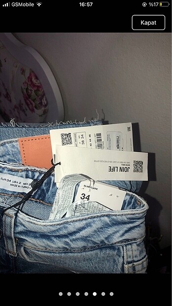 34 Beden mavi Renk Zara Z1975