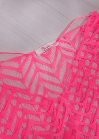 Penti Dantel Detaylı Uzun Bohem Kadın plaj kıyafeti - Görsel 3