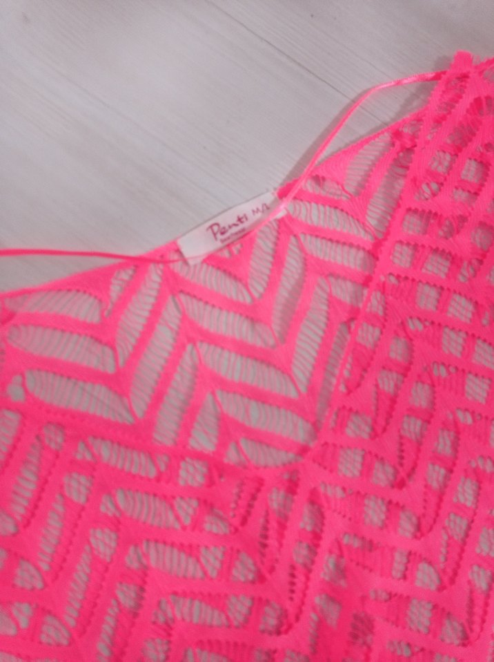 Penti Dantel Detaylı Uzun Bohem Kadın plaj kıyafeti - Görsel 3