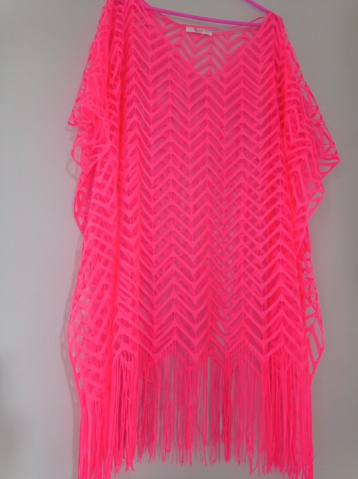 Penti Dantel Detaylı Uzun Bohem Kadın plaj kıyafeti - Görsel 2