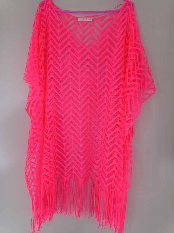 Penti Dantel Detaylı Uzun Bohem Kadın plaj kıyafeti - Görsel 5