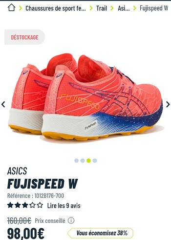 Asics ASICS Fujispeed W Renkli Spor Ayakkabı