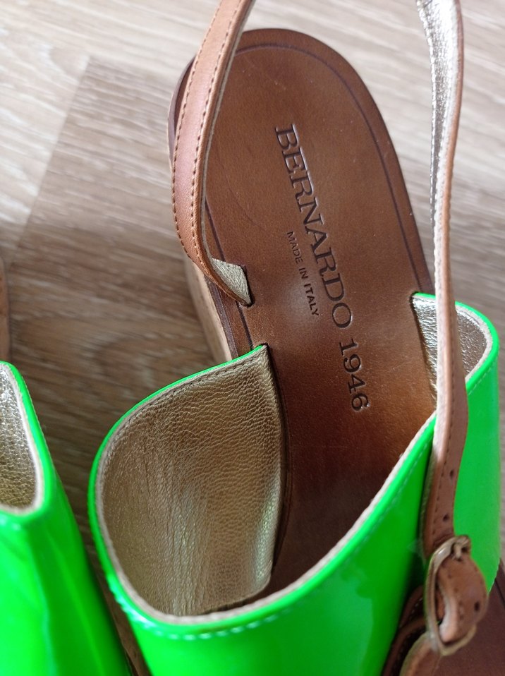 orjinal İtalyan Bernardo 1946 platform ayakkabı - Görsel 4