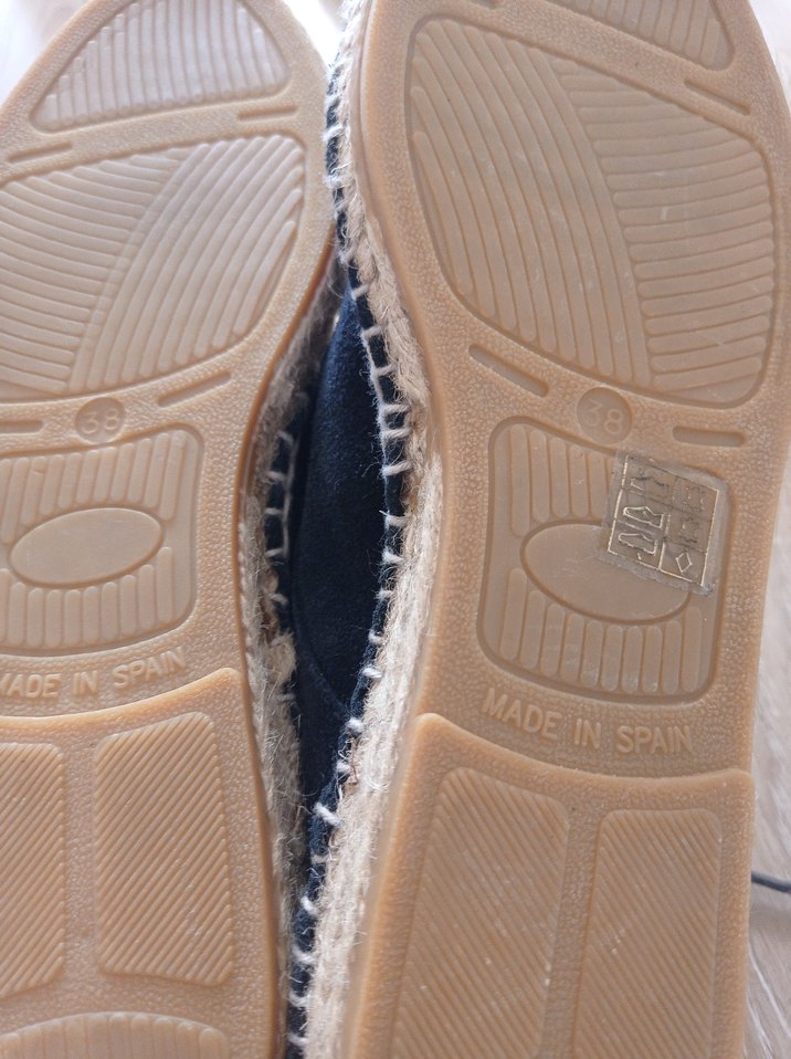 AldoSiyah Süet Bağcıklı  Espadril - Görsel 5