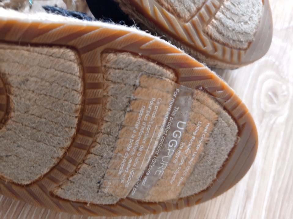 orjinal Ugg  Espadril Dolgu Topuk - Görsel 5