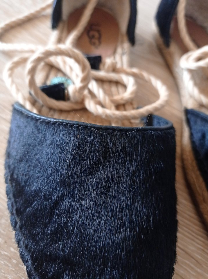 orjinal Ugg  Espadril Dolgu Topuk - Görsel 2