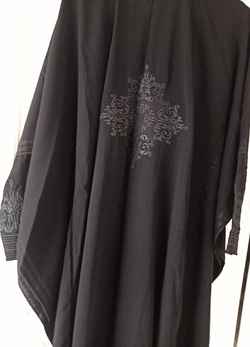 Modern Nakışlı abaya ferace 