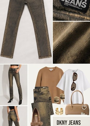 DKNY Jeans Vintage Mudewash Denim Pantolon