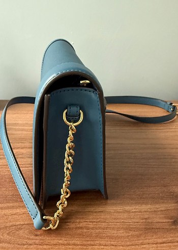 Michael Kors Michael Kors Lacivert Deri Çanta Sıfır Orjinaldir