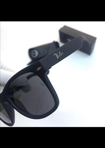 Rayban siyah mat Wayfere model - Görsel 4