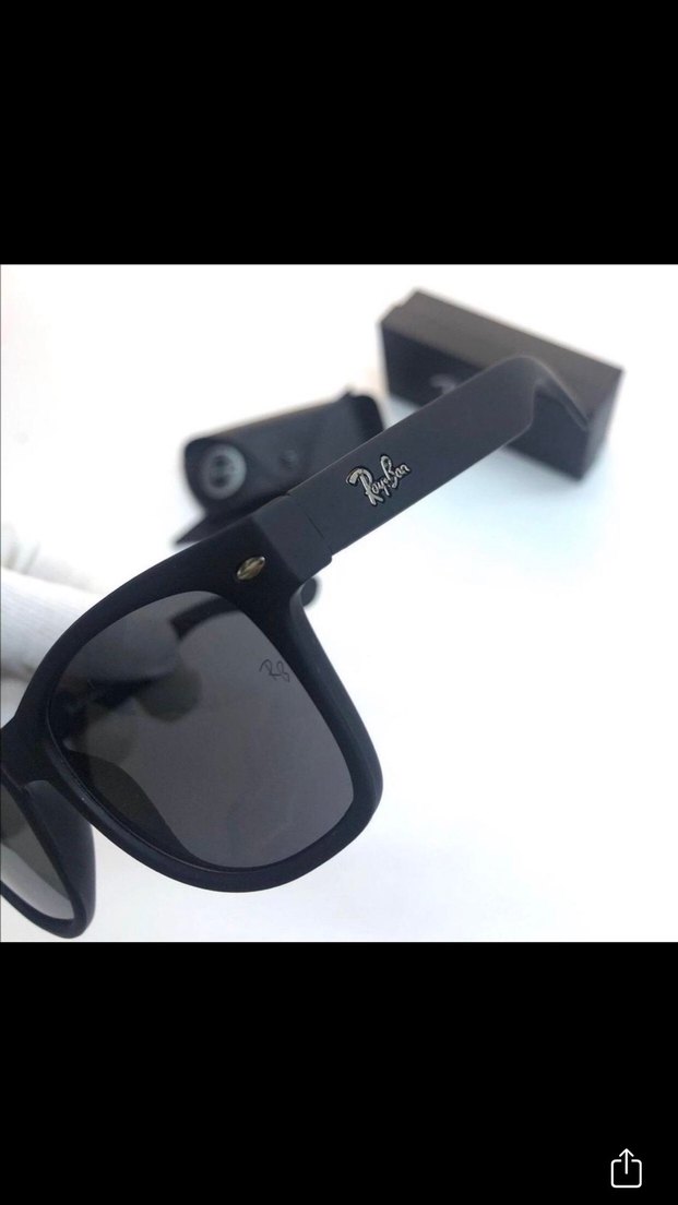 Rayban siyah mat Wayfere model - Görsel 4