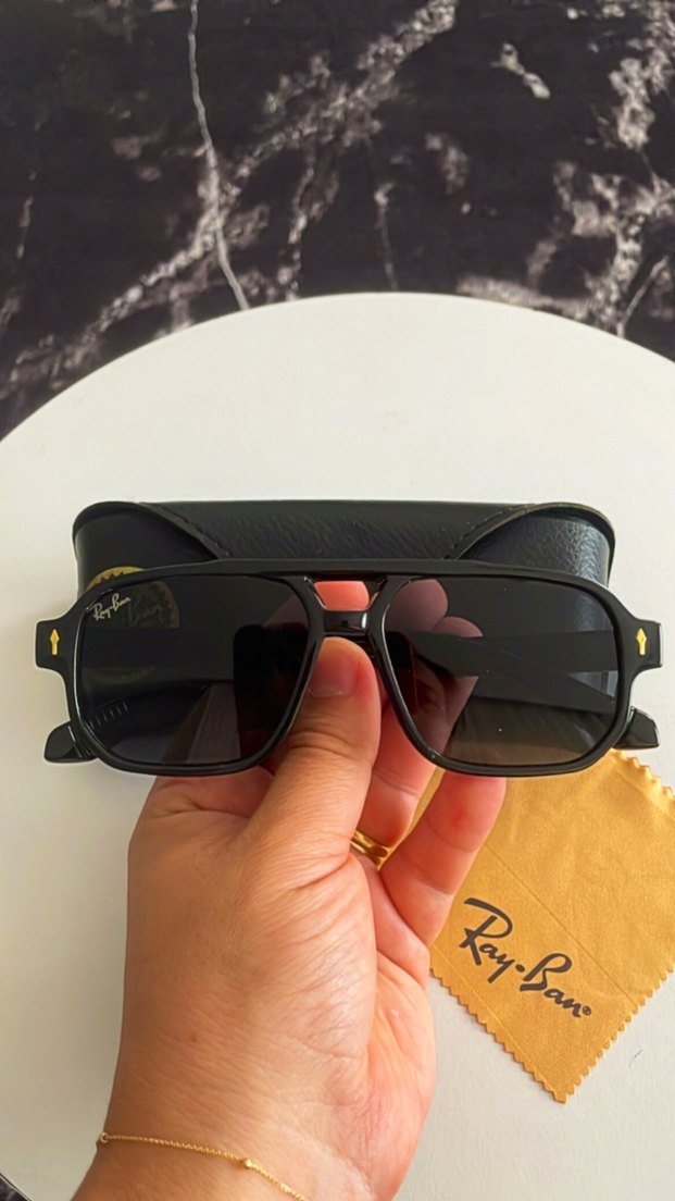 Ray-Ban Siyah Erkek Klasik Güneş Gözlüğü - Görsel 2