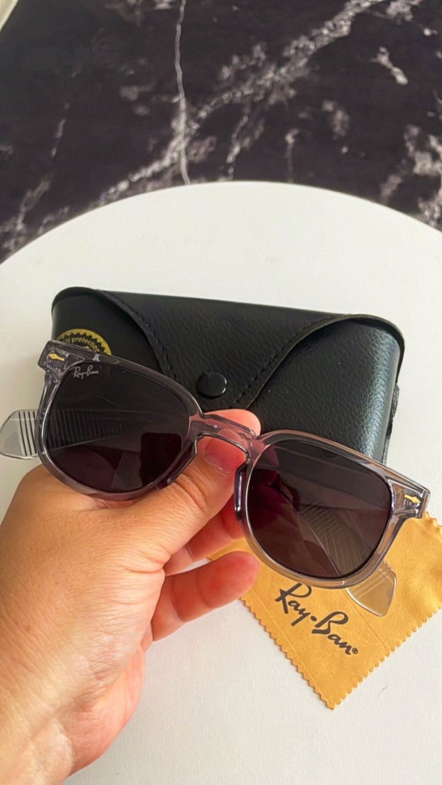 Ray-Ban Kadın Klasik Gri Kahverengi Gözlük - Görsel 2