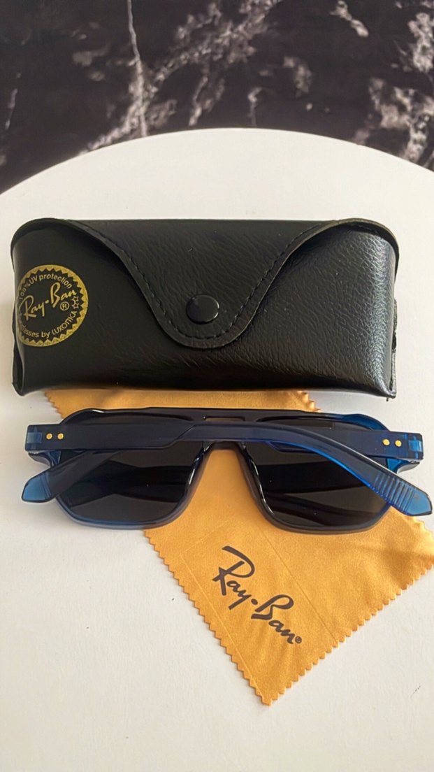 Ray-Ban Erkek Koyu Mavi Güneş Gözlüğü - Görsel 3
