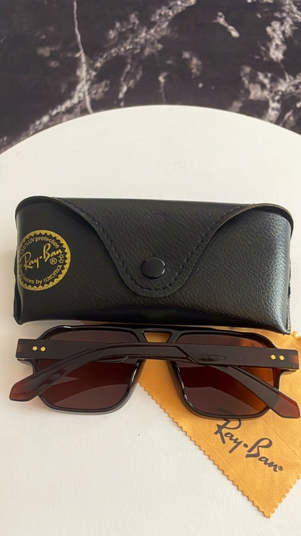 Ray-Ban Kahverengi Klasik Kadın Güneş Gözlüğü - Görsel 3