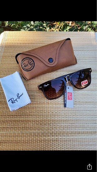 Rayban walferer kahverengi parlak güneş gözlüğü