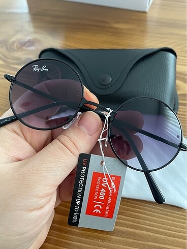 Rayban yuvarlak siyah güneş gözlüğü 46 ekartman