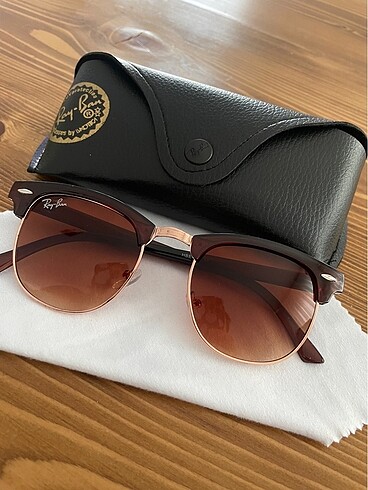 Rayban clupmaster kahverengi güneş gözlüğü