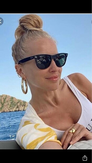 2 ürün Rayban walferer siyah parlak