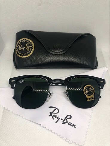 Rayban orginal clupmaster siyah cam siyah çerçeve