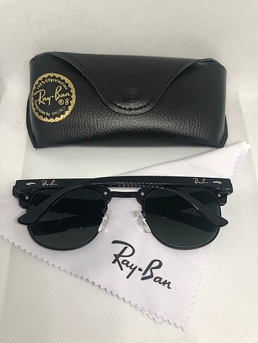Ray Ban Rayban orginal clupmaster siyah cam siyah çerçeve