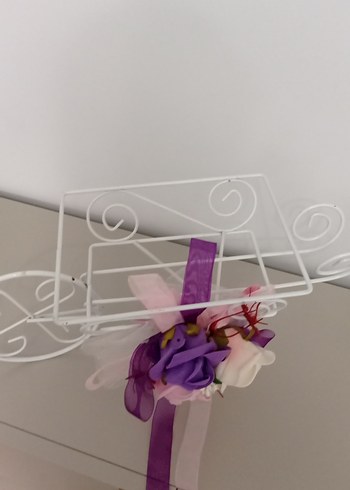 Mor Kurdeleli Bohem evde kullanımlık  Aksesuar - Görsel 3