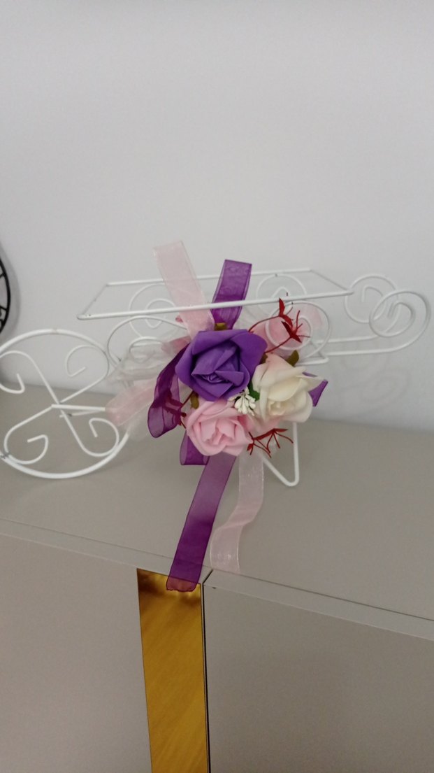 Mor Kurdeleli Bohem evde kullanımlık  Aksesuar - Görsel 2