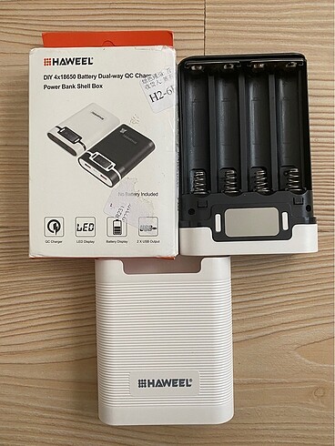 18650 PİLLİ POWERBANK PİLLERİ YOKTUR