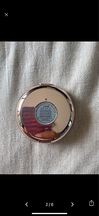 Beden Becca Vanilla Quartz Highlighter