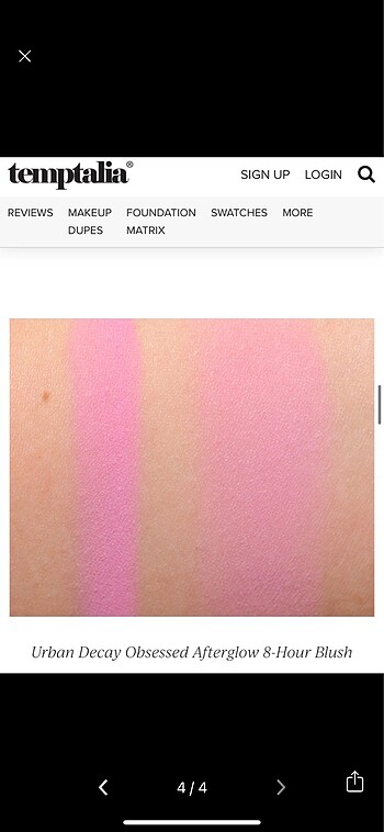 Beden Renk Urban Decay Obsessed Allık