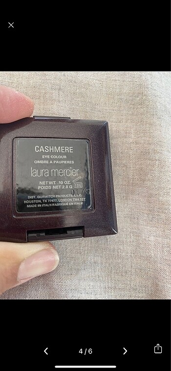  Beden Renk Laura Mercier Cashmere Matte Tekli Far