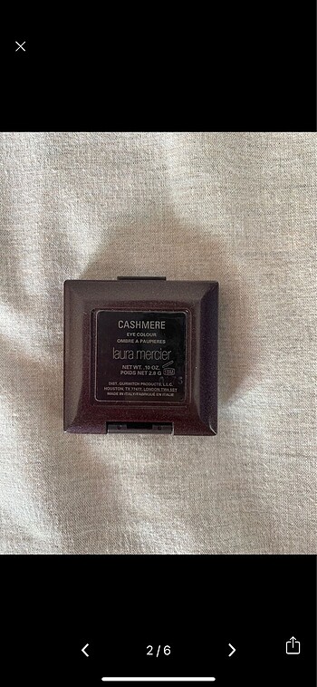 Beden Laura Mercier Cashmere Matte Tekli Far