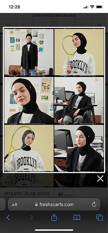 freshscarf athletic hijab