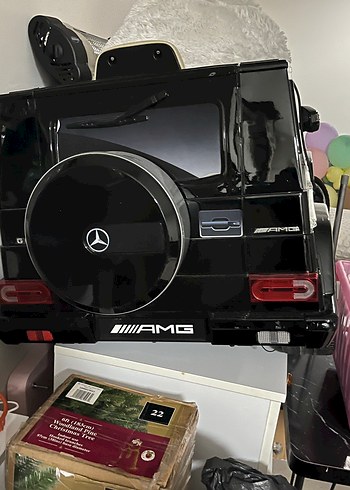 Diğer Mercedes 12 Volt G65 4x4 Kumandalı Akülü Araba Siyah