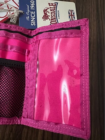  Beden pembe Renk Lonsdale Cüzdan