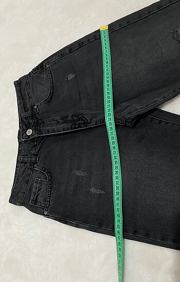 xs Beden siyah Renk Straight jean
