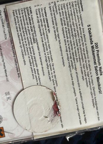 Eklips 200 Parça Beyaz Takma Tırnak Seti - Görsel 3