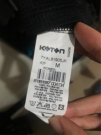 m Beden siyah Renk Siyah Koton Elbise
