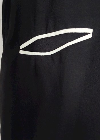 Siyah Kadın Midi Blazer Ceket - Görsel 5