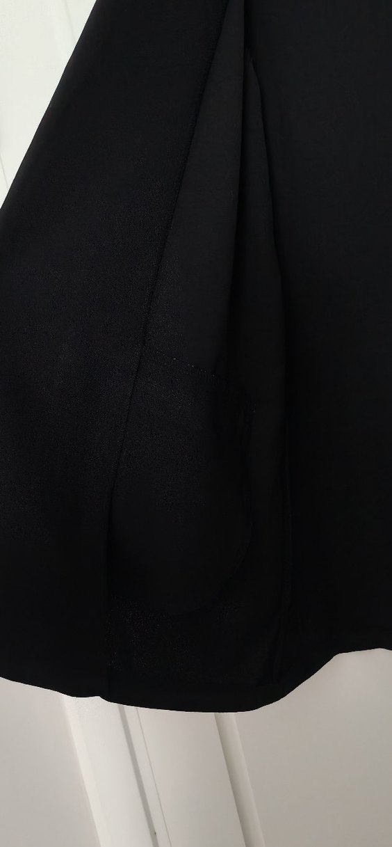 Siyah Kadın Midi Blazer Ceket - Görsel 4