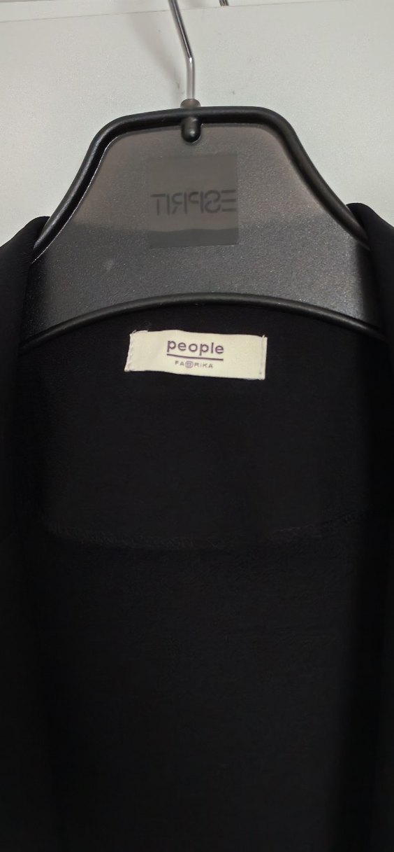 Siyah Kadın Midi Blazer Ceket - Görsel 2