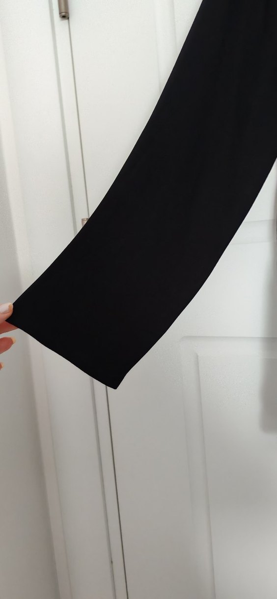 Siyah Kadın Midi Blazer Ceket - Görsel 3