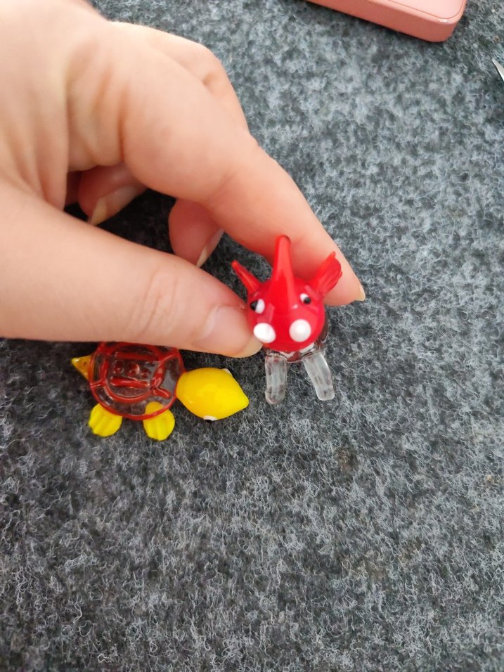 cam kaplumbağa gergedan biblo - Görsel 2