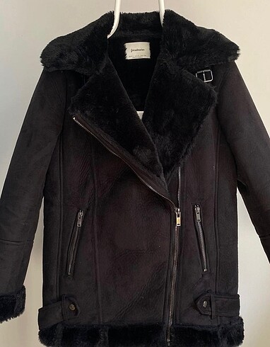 Stradivarius Stradivarius içi kürklü Biker Ceket