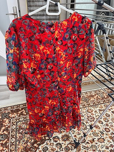 xl Beden Çiçekli elbise