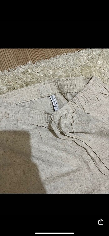 Stradivarius keten pantolon